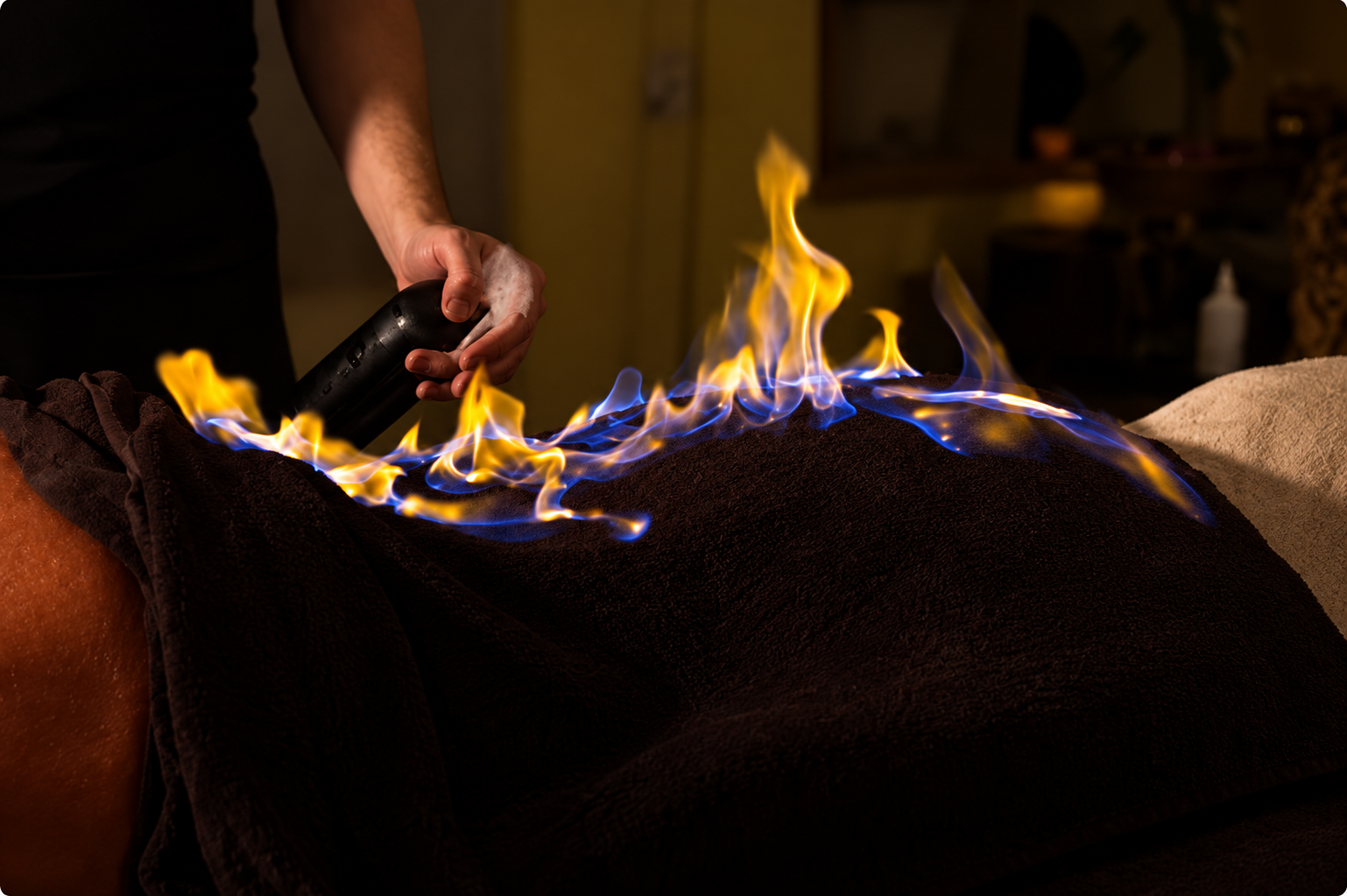 Fire therapy professional