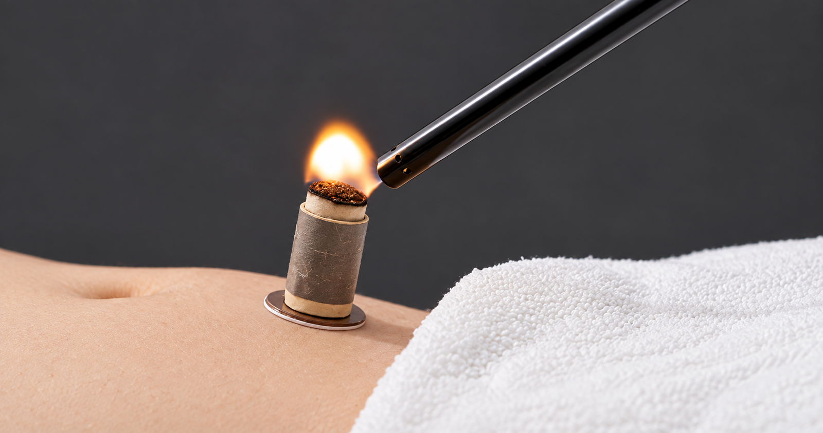 Séance de moxibustion à domicile orientée bien-être
